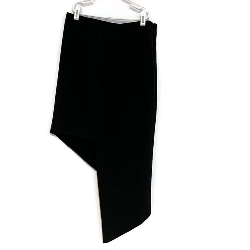 Robert Rodriguez Extreme Hi Lo Asymmetrical Knit Slit Skirt Size 6 Vintage